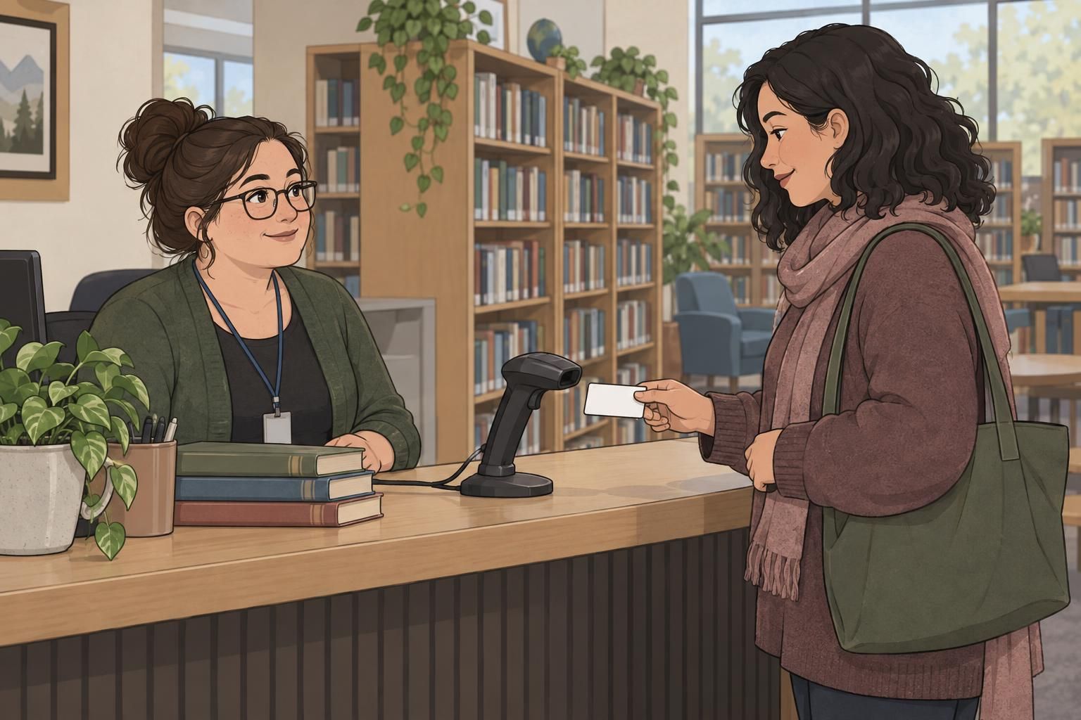 library card ID: Member Cards, Staff Name Badges, and Visitor Name Tags