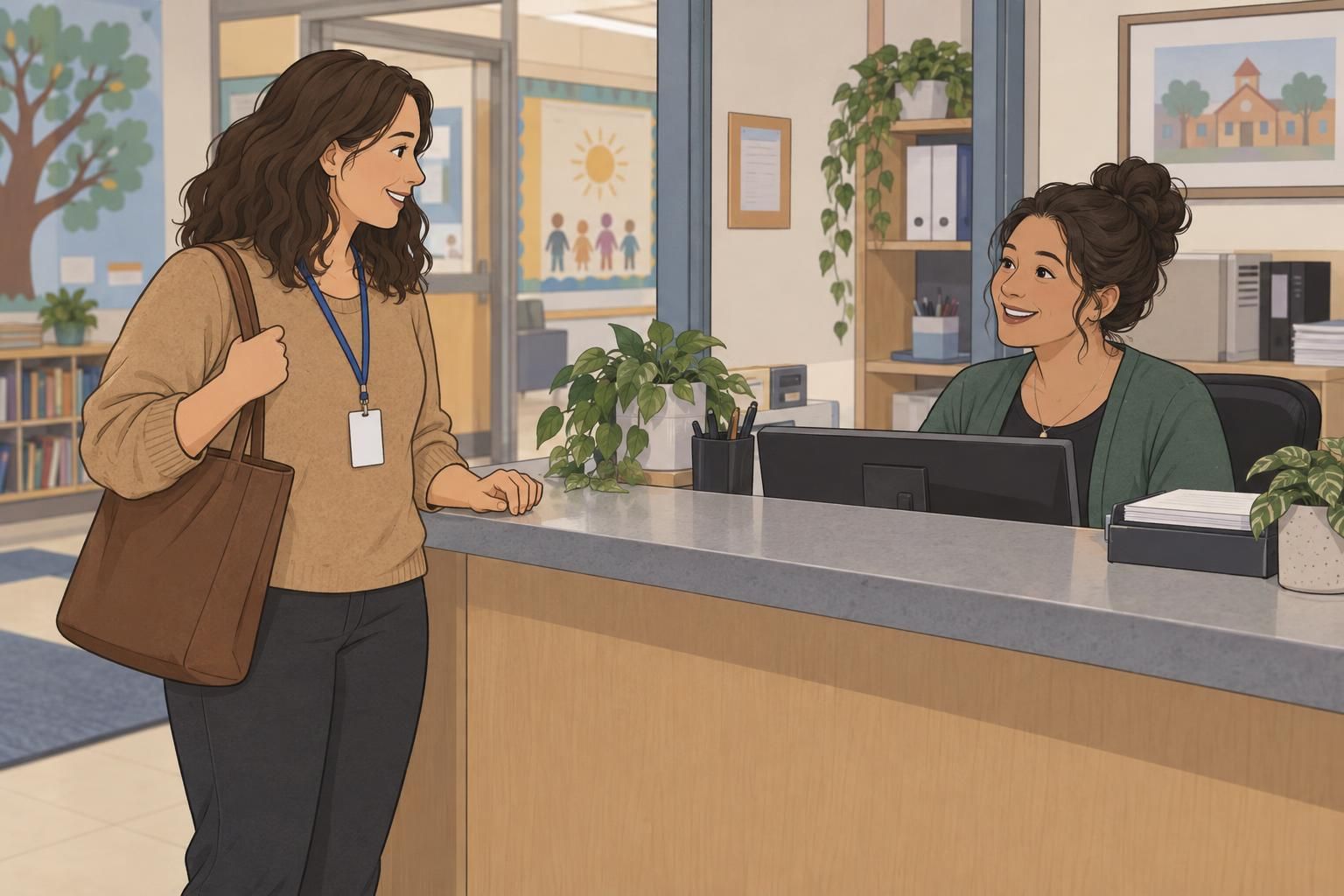 How to build a school visitor badge system that keeps the front office moving