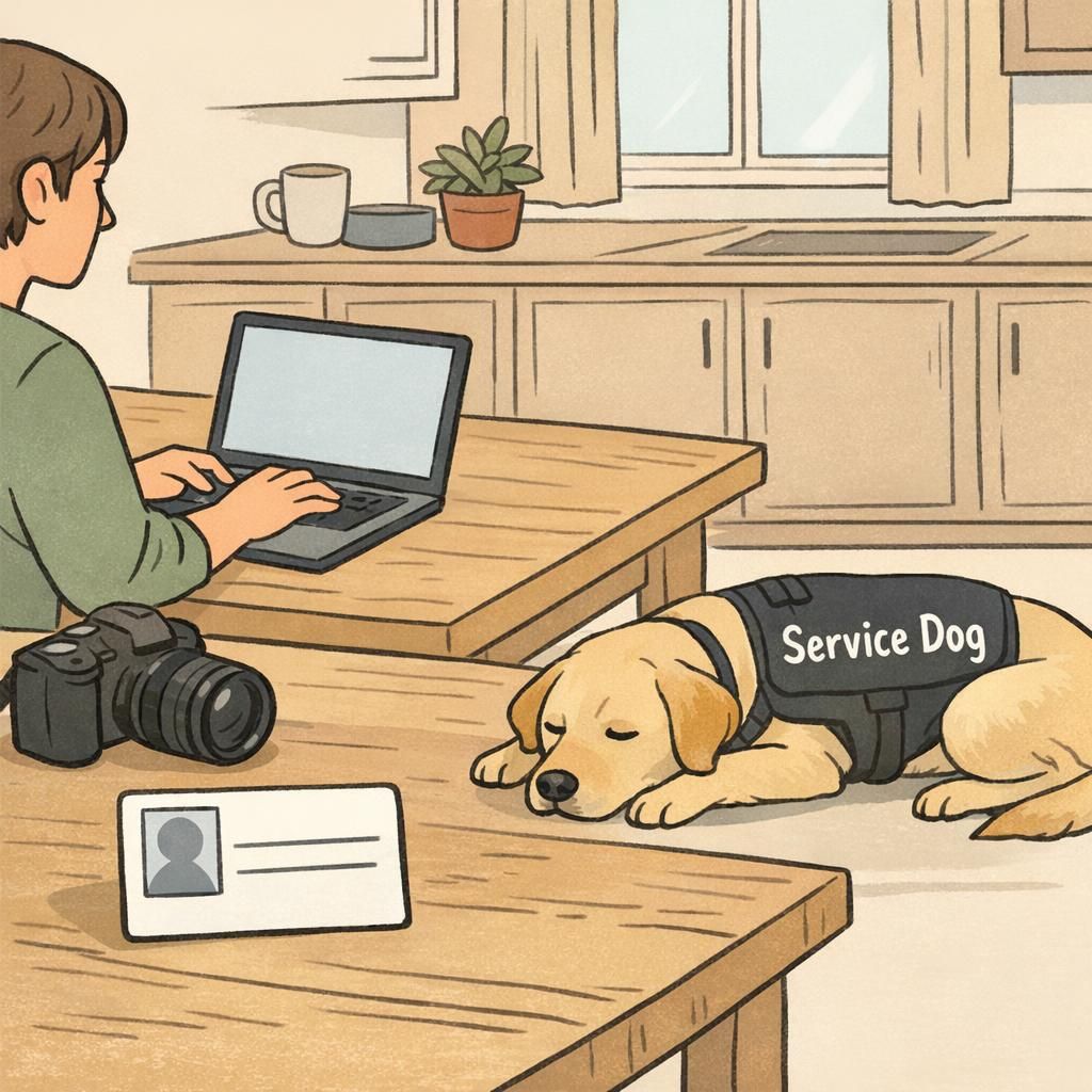 Personalize Your Service Dog ID Card