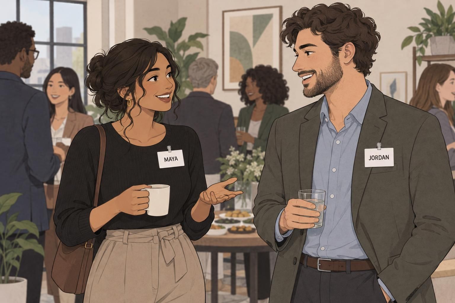 Event Name Tag Etiquette: Helping People Connect