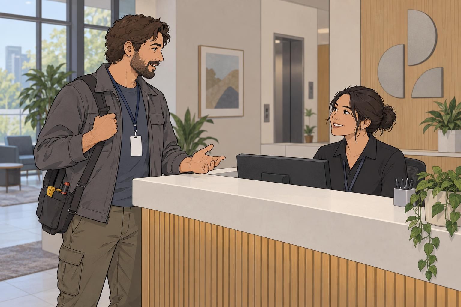 Contractor ID badge: Clear, Respectful Differentiation in Corporate Settings