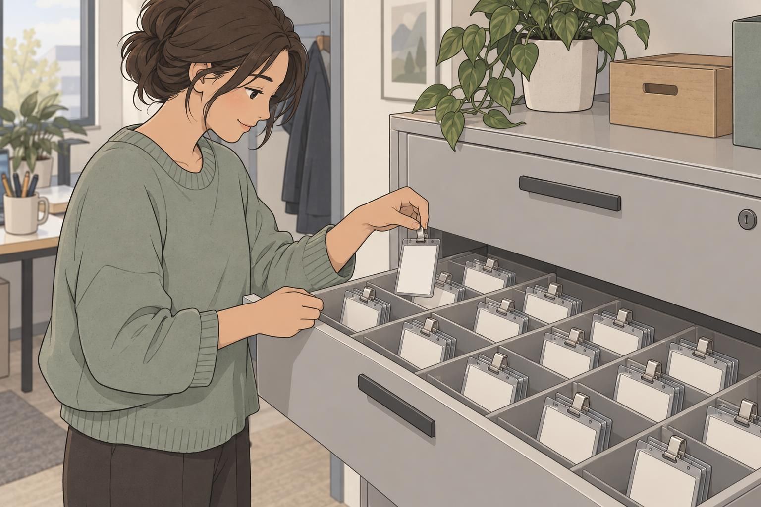 How to store ID cards properly to prevent warping and scratches